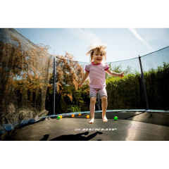 Батут с внутренней сеткой Dunlop 244 см Черный (193458) Конотоп