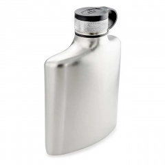 Фляга GSI Outdoors Glacier Stainless 6 Fl Oz Hip Flask 177 мл Серый (1099-66106) Королево