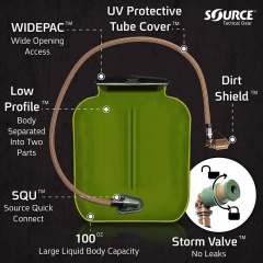 Питьевая система Source ILPS Armor System W/UTA 3 L Зеленый (1004-45045902V2) Полтава