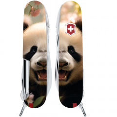 Складной нож Victorinox Fisherman Animal 91 мм 19 функций Панда (1.4733.7_F1110pw) Михайлівка