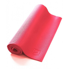 Коврик для фитнеса LiveUp PVC Yoga Mat 173x61x0.4 см Розовый (1000-LS3231-04p) Доманівка