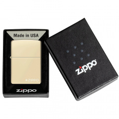 Зажигалка бензиновая Zippo Classic Zippo Logo Champagne (46682 ZL) Первомайськ