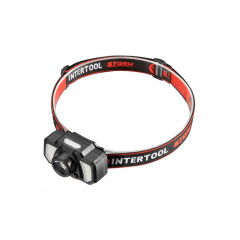 Фонарь налобный Intertool-Storm 3Вт x 120Лм x 1200мAч 7 (LB-0311) Курень