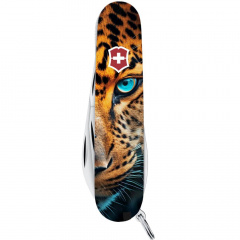Складной нож Victorinox Hiker Animal 91 мм 14 функций Леопард (1.4613.3_F1080pw) Бердичів
