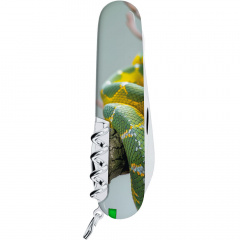 Складной нож Victorinox Climber Zodiac Зелёная змея 91 мм Разноцветный (1.3703.7_Z4270pk) Мукачево
