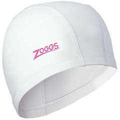 Шапочка для плавания Zoggs Nylon-Spandex Pu Coated Cap Белый One Size (1000-465034.WHPK) Калуш