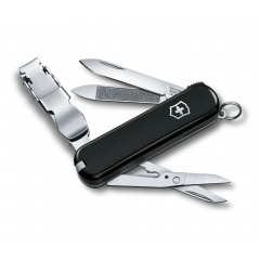 Швейцарский нож Victorinox NailClip 580 65 мм 8 функций Черный (0.6463.3) Косів