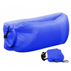 Надувной шезлонг Beans Bag Голубой (hub_FuBX95802) Новониколаевка