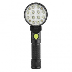 Светодиодный фонарь аккумуляторный на магните 12 LED 3 режима + RGB BLX3 Чернівці