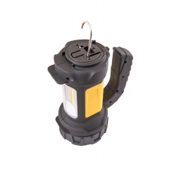 Фонарь MASTERTOOL 2в1 с ручкой 360° 4 режима 180х94х143 мм CREE LED+COB LED 4xAA ABS 94-0804 Изюм