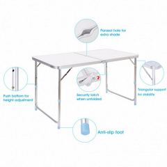 Раскладной туристический стол для пикника со стульями Folding Table 120х70х60см Белый Одесса