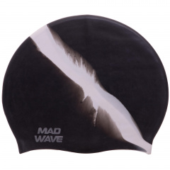 Шапочка для плавания MadWave MULTI BIG M053111 Черный Чернігів