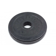 Блины (диски) обрезиненные SHUANG CAI SPORTS TA-1441-1_25S 30мм 1,25кг Черный Киев