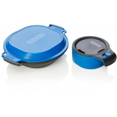 Набор посуды Humangear GoKit Deluxe 7-tool Mess Kit Charcoal/Blue (1054-022.0125) Белая Церковь