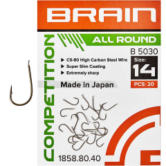 Крючок Brain All Round B5030 #14 20 шт/уп (1013-1858.80.40) Оріхів