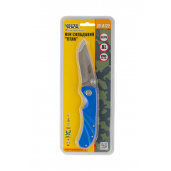 Нож складной MASTERTOOL GM TITAN 201х33х16 мм нержавеющее лезвие алюминиевая рукоятка (79-0122) Славянск