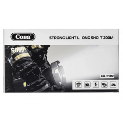 Фонарь аккумуляторный Сова CB-T100 Black (3_02669) Черкаси