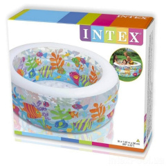 Детский надувной бассейн Intex 58480 «Аквариум», 152 х 56 см (hub_8du0pk) Киев