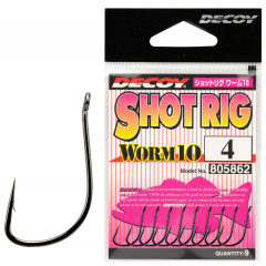 Крючок Decoy Worm 10 Shot Rig #04 9 шт/уп (1013-1562.09.38) Косов