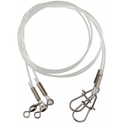 Поводок Savage Gear Regenerator Trace 100 cm 0.85 mm 20 kg Swivel Needle Snap 3 шт Серый (1013-1854.10.26) Херсон