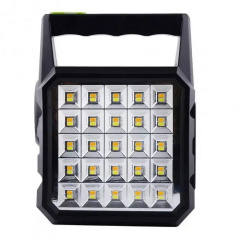 Портативная система освещения GDTimes GD-105 Фонарь + 3 LED лампы + солнечная панель 8800 mAh (3_02516) Вишневе