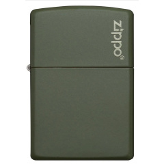 Зажигалка бензиновая Zippo Green Matte Logo (221ZL) Доманёвка