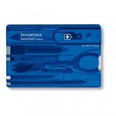 Набор Victorinox Swisscard 82x54x4 мм 10 функций Синий (0.7122.T2) Ізюм