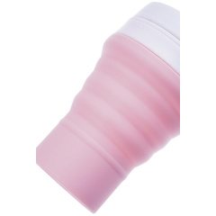 Складной силиконовый стакан с крышкой и трубочкой Tonna Waist MARSHMALLOW 1 Новомосковск
