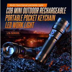 Фонарик ручной аккумуляторный SuperFire L16-T 900 Lumen IP43 Black Свеса