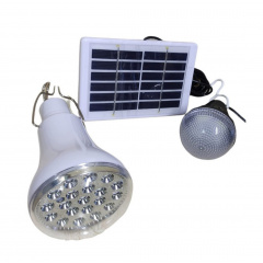 Портативная система освещения CCLAMP CL-508 2 LED лампы + солнечная панель (3_02942) Львов