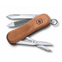Швейцарский нож Victorinox Delemont EvoWood 81 65 мм 5 функций Светлый орех (0.6421.63) Вінниця