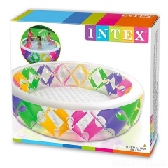 Детский надувной бассейн Intex 56494 «Колесо», 229 х 56 см (hub_xirf5i) Киев