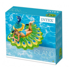 Плотик надувной Intex Павлин 193x163х94см Разноцветный (57250) Черкассы