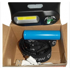 Фонарь налобный BL-1804A COB XPE Черкаси