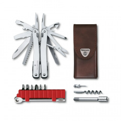 Мультитул Victorinox Swisstool Spirit X Plus Ratchet Серебристый (3.0236.L) Хмельницький