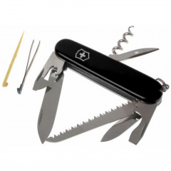 Складной нож Victorinox Camper 91 мм, 13 функций Черный (1.3613.3) Токмак