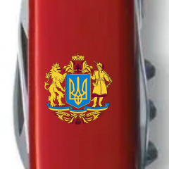 Складной нож Victorinox Climber Ukraine 91мм 14 функций Красный (1.3703_T0400u) Київ