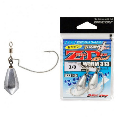 Монтаж Decoy Worm 313 Zero-Dan Rock #3/0-21.0g 2шт/уп (1013-1562.10.29) Косів