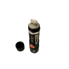Ручной тактический фонарик X-Balog BL-616 T6 USB Black (3_03148) Киев