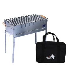 Раскладной мангал с сумкой и решеткой Smoke House Deluxe 8 Киев