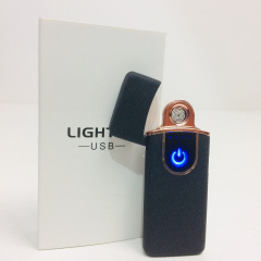 Зажигалка спиральная USB ZGP 6 / 718-2/ 6746 Черная Бучач