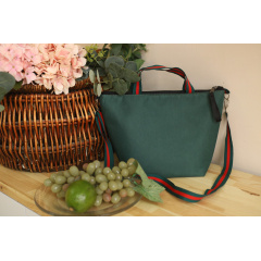 Термосумка lunch bag Зипер зеленая VS Thermal Eco Bag Полтава