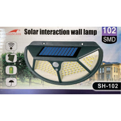 Фонарь Навесной с датчиком движения Lesko SH-102 SMD + solar WD428 Бровары