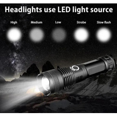 Фонарик Bailong BL X71 -P50/6987 1*26650 Черный Балаклія