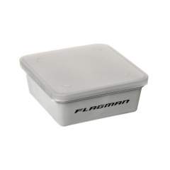 Коробка для наживки Flagman (сито, кришка) 12x12 см GREY (MMI0025) Житомир