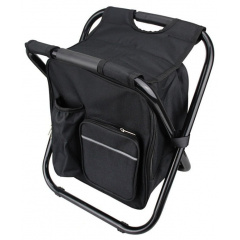 Стул - рюкзак складной 3в1 с термосумкой BackPack Черный Нововолинськ