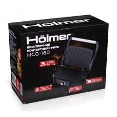 Гриль Holmer HCG-160 черный 28х17 см Надвірна