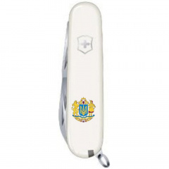 Складной нож Victorinox Spartan Ukraine 91мм 12функций Белый Большой Герб Украины (1.3603.7_T0400u) Бровары