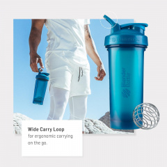 Шейкер спортивный BlenderBottle Pro45 1270 ml Ocean Blue (Original) Веселе
