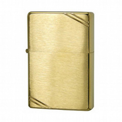 Зажигалка ZIPPO Vintage Brushed Brass Gold (240) Свесса